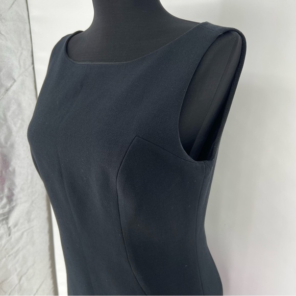 Milly Shift Dress Party Hot Pink Black Taffeta Tweed Detail US 4 Wool Blend - Picture 4 of 13